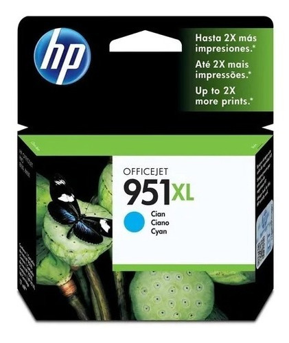 Cartucho Tinta Hp 951xl Cyan Original Cn046al Officejet