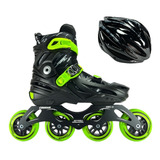 Patines Linea Semiprofesionales Cougar Cr7 + Casco Twister