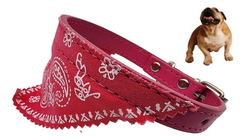 Collar Para Perros Ultra Fashion 35cm Rojo