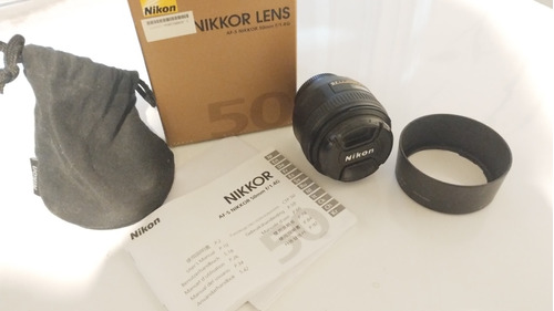Lente Nikon 50mm 1.4 G 