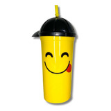 Vaso Pitillo Emoji