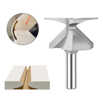 Broca Fresa Para Dobrar Curvar Mdf Raio 30mm Haste 1\u002F2 Cnc | Frete grátis