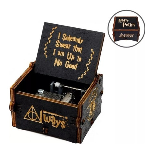 Caixa Caixinha De Musica Harry Potter(á Corda)modelo Premium