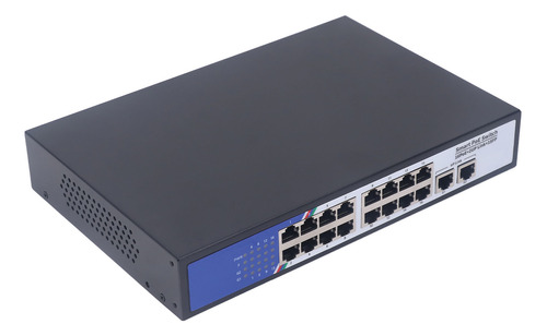 Hub De Red Doméstica Inteligente Poe Ethernet De 18 Puertos