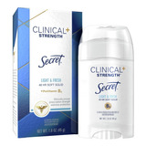 Desodorante Secret Clinical Strength Crema Light And Fresh