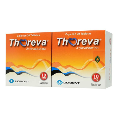Thoreva Tabletas 10 Mg, 30+30 Tabletas | Meses sin interés