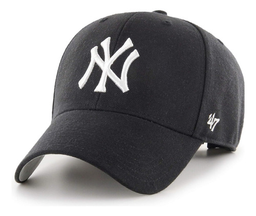 Gorra 47 Brand Black New York Yankees Ajustable A La Medida 