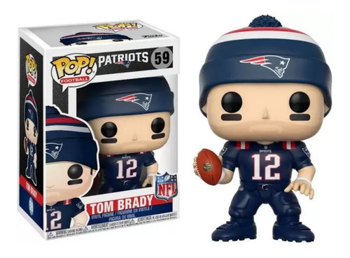 Funko Pop Tom Brady #59 Pop Football Nfl Patriots