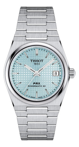 Reloj Tissot Prx Powermatic 80 Azul Claro