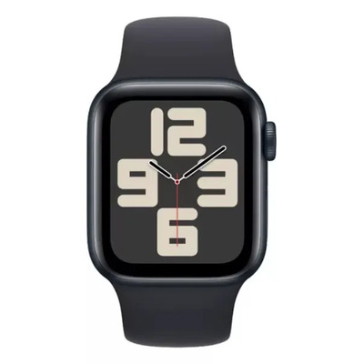 Apple Watch SE GPS + Cellular • Caja de aluminio color medianoche de 44 mm • Correa deportiva color medianoche - M\u002FL - Excelente (Reacondicionado) | Meses sin interés