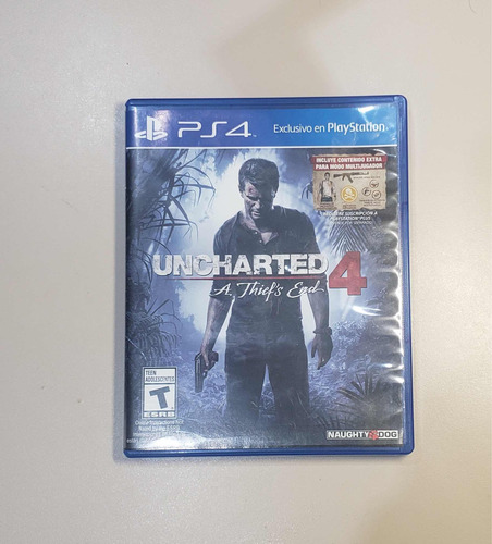 Videojuego Uncharted 4 Para Playstation 4 En Disco Fisico