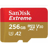 Tarjeta Micro Sandisk Extreme 256gb Original V30 U3 A2