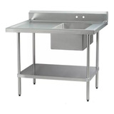 Mesa De Trabajo C/tarja Acero Inox International Melt1d1800