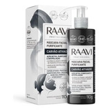 Máscara Facial Purificante Carvão Ativado Raavi - 110g