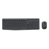 Logitech Mk235 Kit Teclado Mouse Wireless S/ Fio Resist Àgua