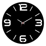 Relógio De Parede Grande 40cm Cozinha Sala Pret Frete Grátis