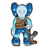 Pin Broche Kaws Belicon Para Gorra Prenda Azul