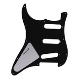 Negro Pickguard 1 Capa 11 Agujero For Strat Guitarra Sss