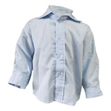 Camisa Social Botão Bebê 100% Percal 200 Fios Menino Branco!