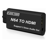 Adaptador De Vídeo Hdmi Para Nintendo Ngc/n64/snes/sfc 1080p