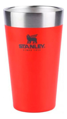 Vaso Pinta Stanley Térmico Cervecero 437 Ml Acero Inoxidable Color Flame