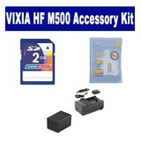 Canon Vixia Hf M500 Cámara Kit De Accesorios Incluye: Tarjet