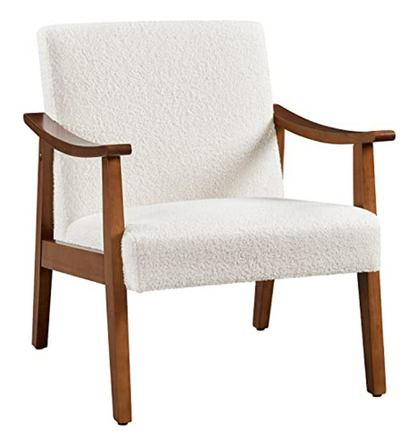 Silla Decorativa De Tela, Sillón Moderno De Mediados De Sigl