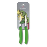 Cuchillo Victorinox Frutas Y Verduras 8 Cm Acero Inoxidable Color Verde