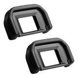 (2 Uds) Ef Visor Ocular Ocular Copa De Goma Para Canon Eos 3