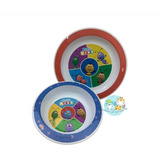 Combo Bazar Infantil Plato Playo + Bowl Bichi Kids Bichitos