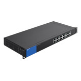 Switch Linksys Lgs124 24 Puertos No Administrable Negro