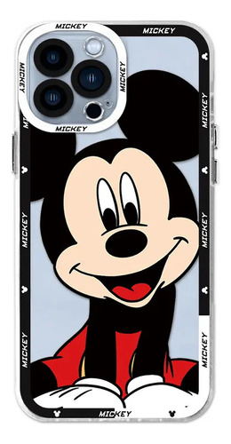 Funda De Teléfono Para iPhone 15 13 14 11 12 Disney Mickey M
