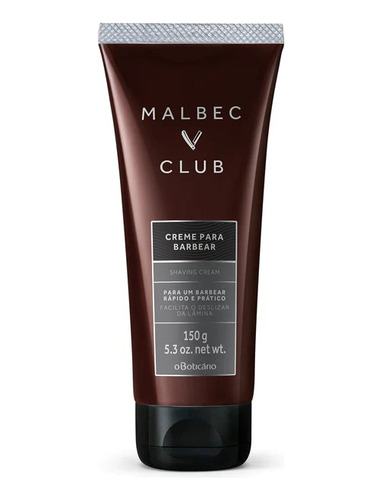 Malbec Crema Para Afeitar Club 150g - g a $220