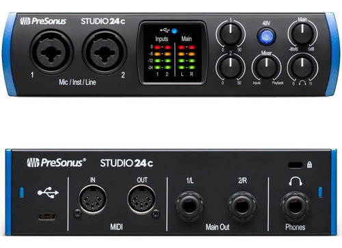 Interface Presonus Studio 24c Usb-c Nova Lacrada