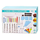 Kit De Decoración Pasteles De 66 Piezas Para Tortas Postres