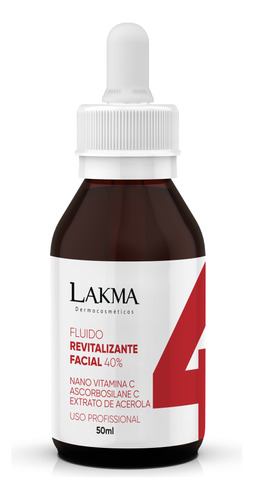 Fluido Passo 4 Vitamina C 40% Concentração 50ml Lakma 