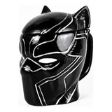 Taza Tazón Black Panther Pantera Negra 3d Mug Ceramica 400ml