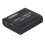 Placa De Captura Hdmi C/ Loop Out, Audio E Video 4k 