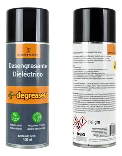 Desengrasante Dieléctrico Perfect Choice E-degreaser 400ml