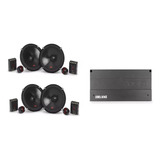 Paquete 2 Set De Medios Jbl Stage3607c+amplificador Ds18 Dx4