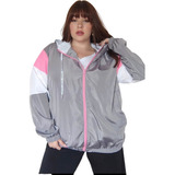 Campera Bomber  Rompevientos Con Capucha Fija T 6 A 10