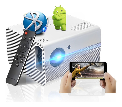 Projetor Datashow 1080p Bluetooth Wifi Hdmi Android Cinema