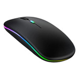 Mouse Sem Fio Bluetooth Para Tablet Pc Notebook 1600dpi Rgb