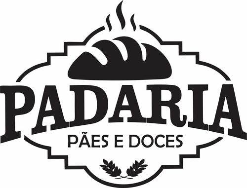  Adesivo De Parede Para Padaria Logo 