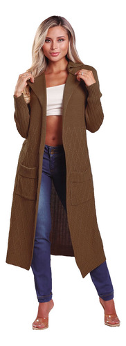 Abrigo Cardigan De Moda Elegante Para Mujer 9308 Tej