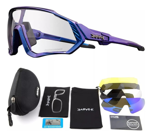 Gafas Deportivas 5 Lentes Ciclismo