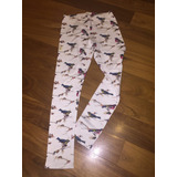 Leggings Estampadas De Nena Talle 8 Cheeky