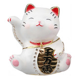 Joyero Decorativo Con Figura De Gato Beckoning