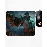 Mouse Pad Xs Gangplank Embustero Lol Splash Art