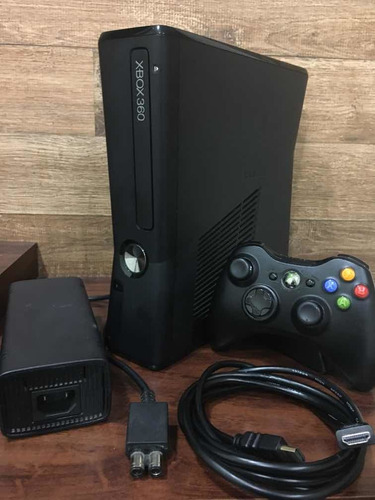 Xbox 360 Slim Travado 6 Meses  De Garantia + Controle S\ Fio